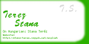 terez stana business card